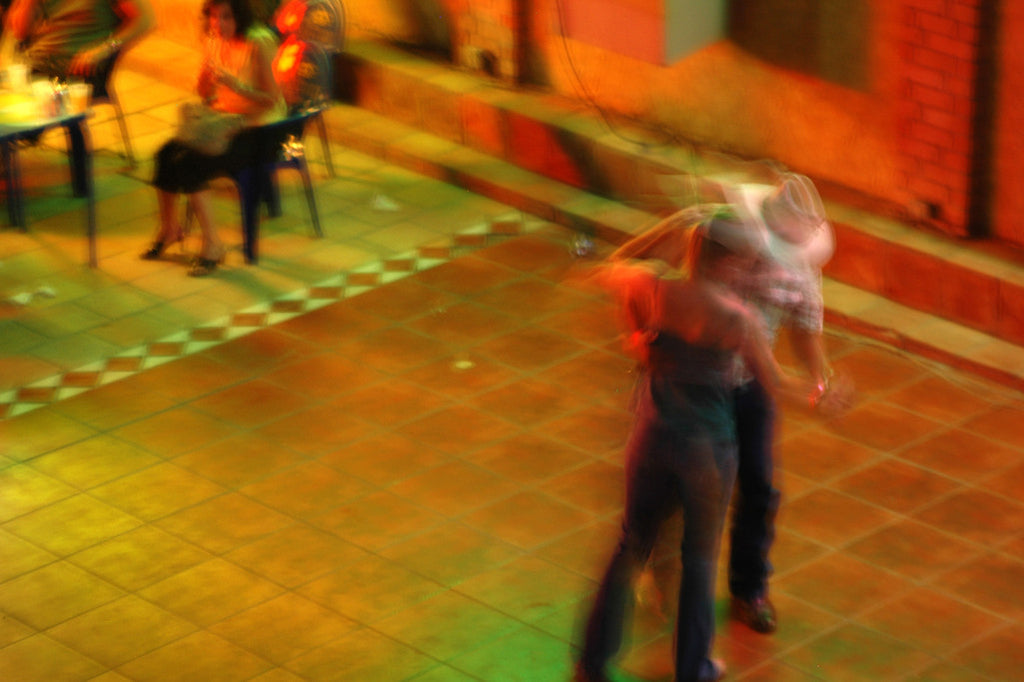 "Corona Club" ~ A couple on the dance floor of the Corona Club in Ciudad Acuña, Mexico.