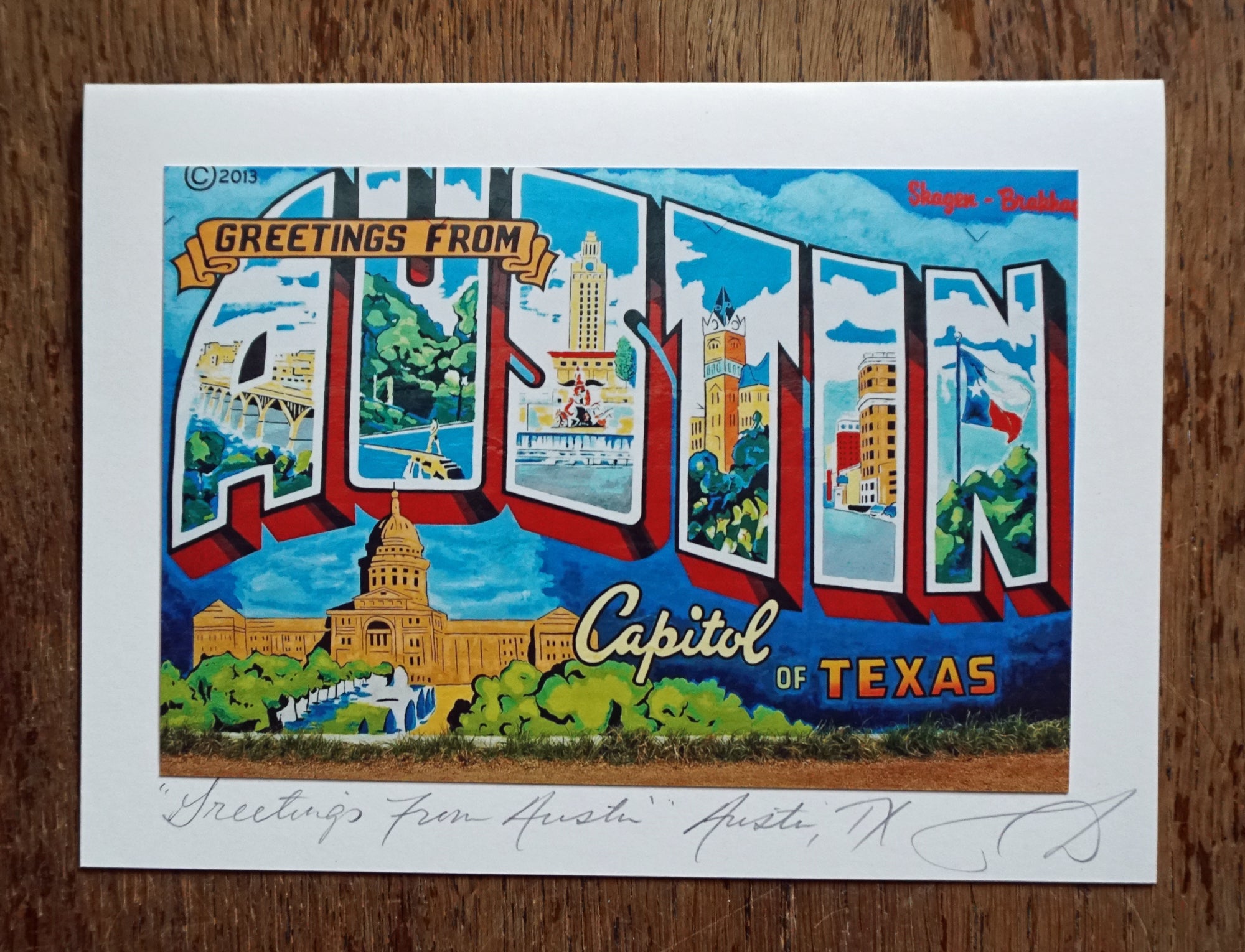 Welcome To Austin Postcard